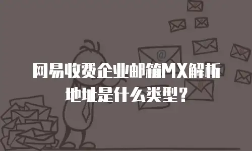 网易收费企业邮箱MX解析地址是什么类型？