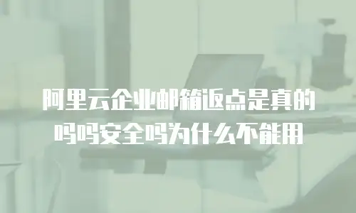 阿里云企业邮箱返点是真的吗吗安全吗为什么不能用