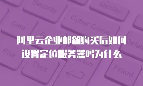 阿里云企业邮箱购买后如何设置定位服务器吗为什么