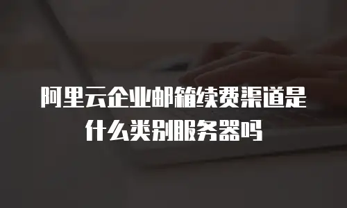 阿里云企业邮箱续费渠道是什么类别服务器吗