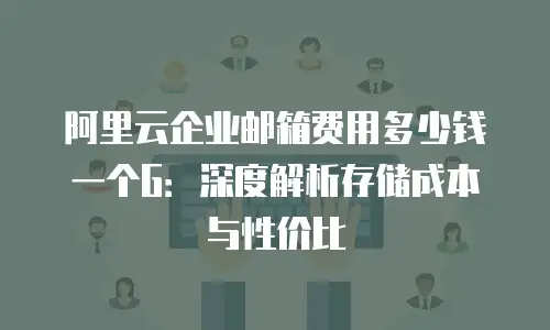 阿里云企业邮箱费用多少钱一个G：深度解析存储成本与性价比