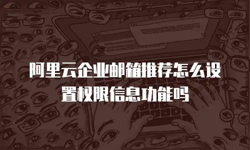 阿里云企业邮箱推荐怎么设置权限信息功能吗