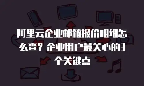 阿里云企业邮箱报价明细怎么查？企业用户最关心的3个关键点