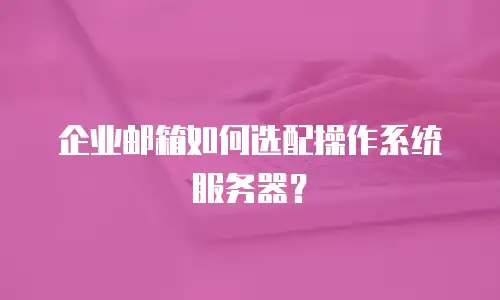 企业邮箱如何选配操作系统服务器？