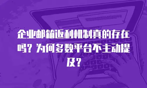 企业邮箱返利机制真的存在吗？为何多数平台不主动提及？