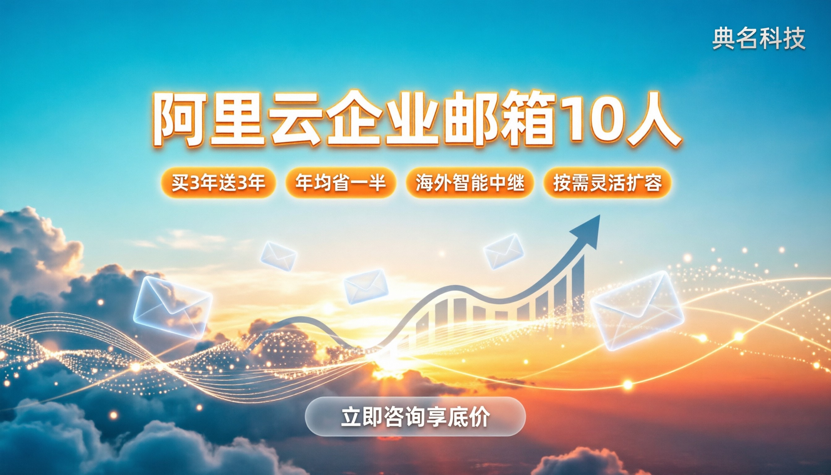阿里云企业邮箱10人价格:最新渠道折扣能省多少?