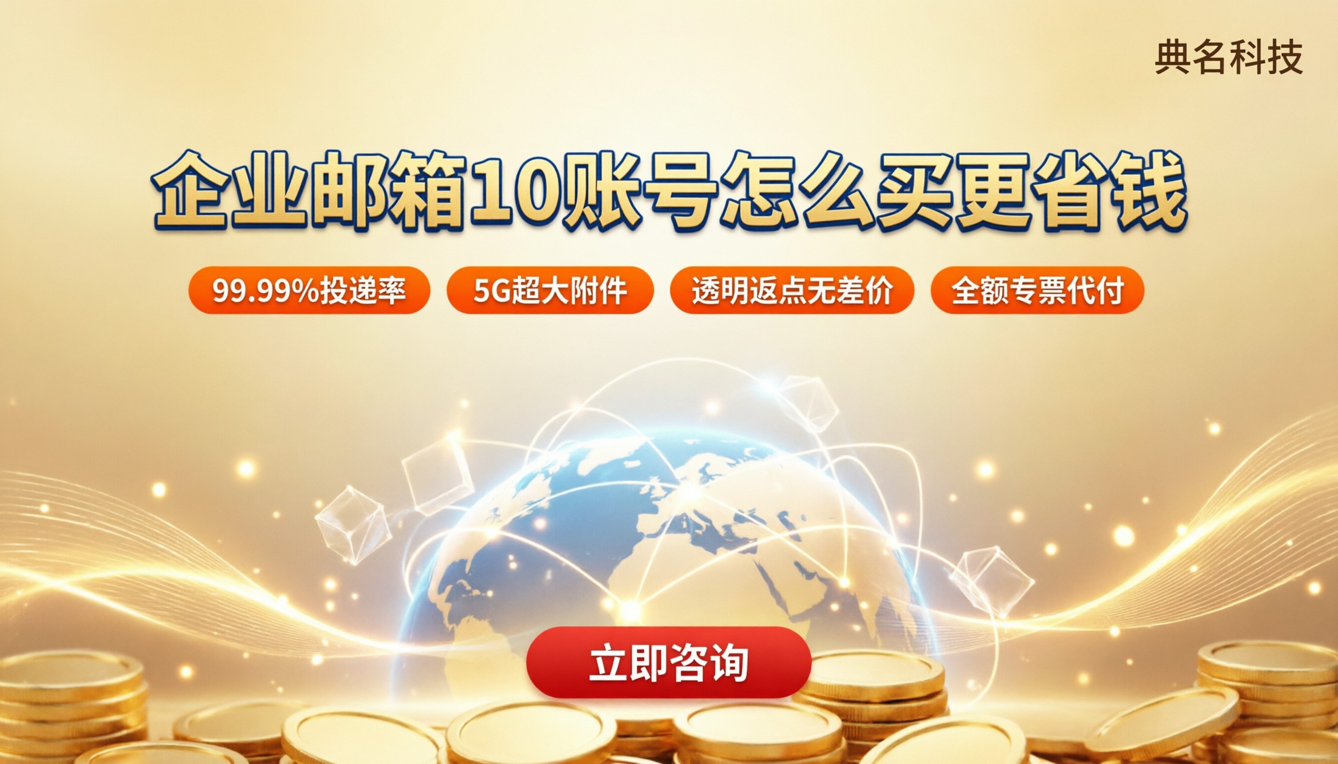 企业邮箱10个账号年费多少：怎么选更省钱