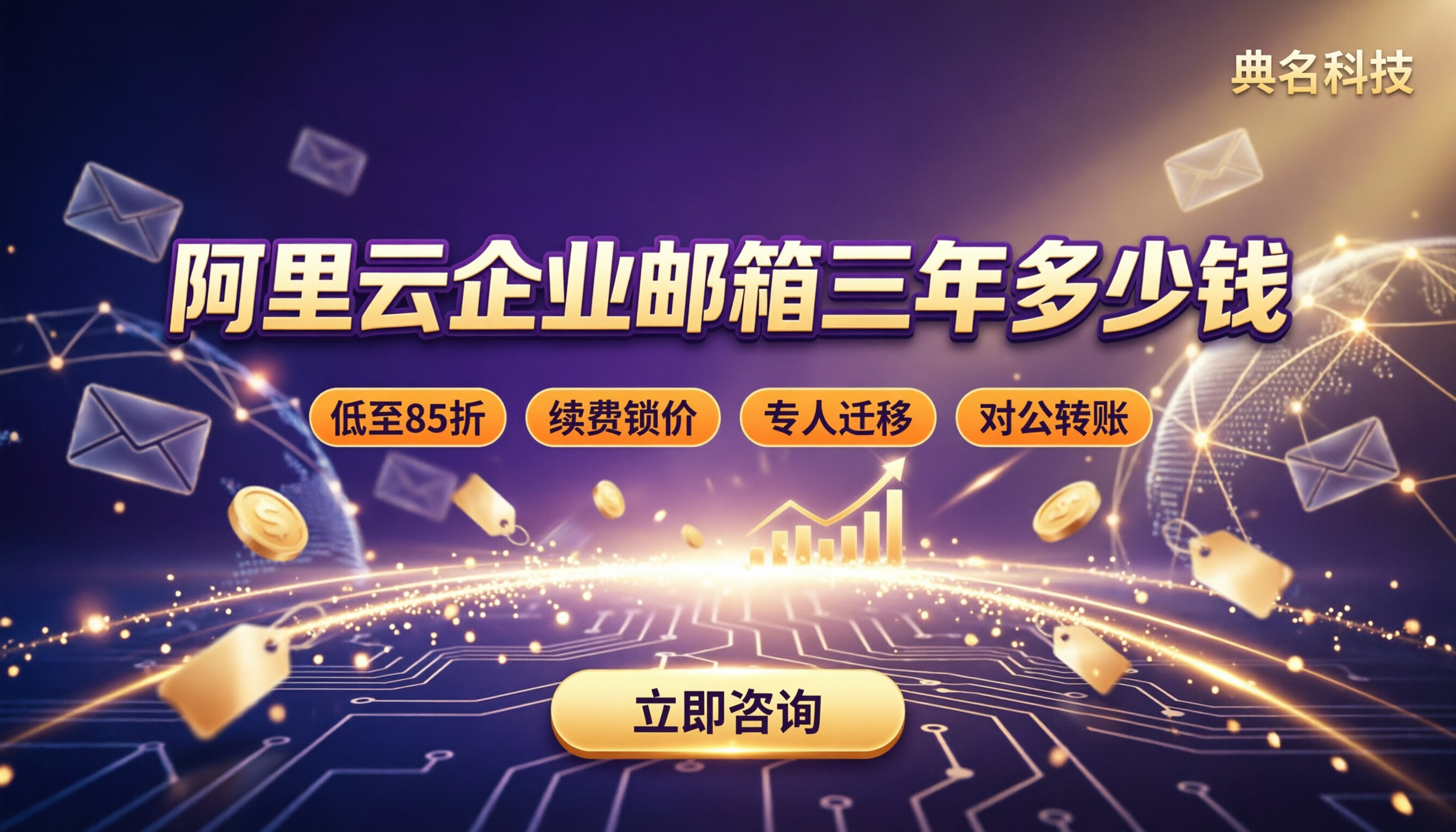 阿里云企业邮箱三年多少钱：价格与服务商对比