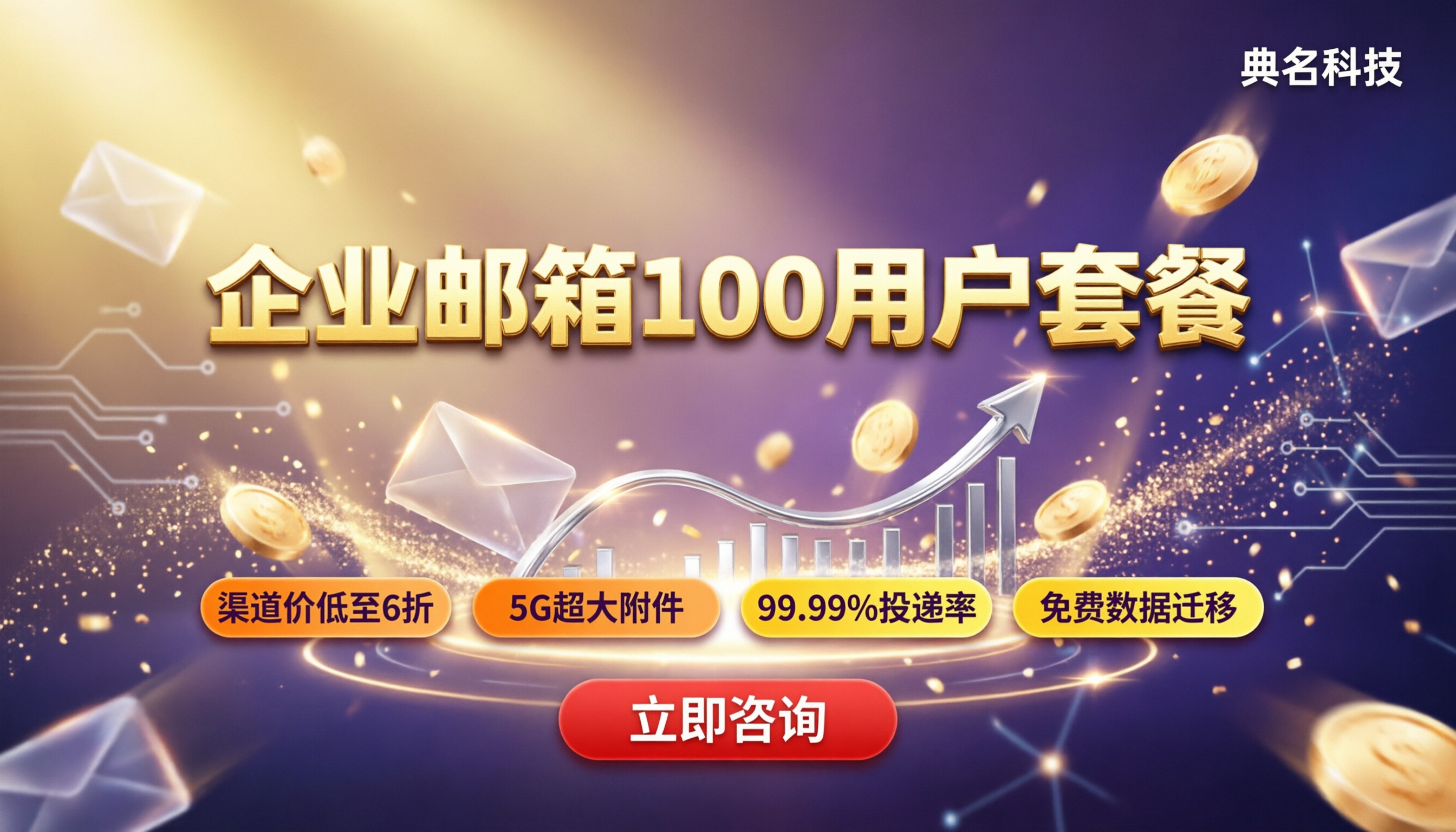 企业邮箱100用户套餐报价:哪家服务商更划算?